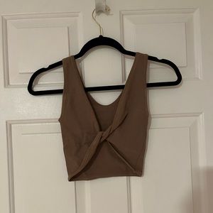 UO Out from Under Reversible Wrap It Up Seamless Bra Top - Brown XS/S